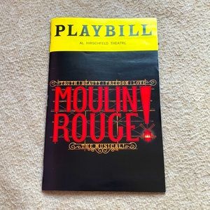 Moulin Rouge Broadway Playbill Derek Klena Ashley Loren